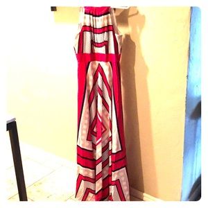 Eliza J scarf print dress